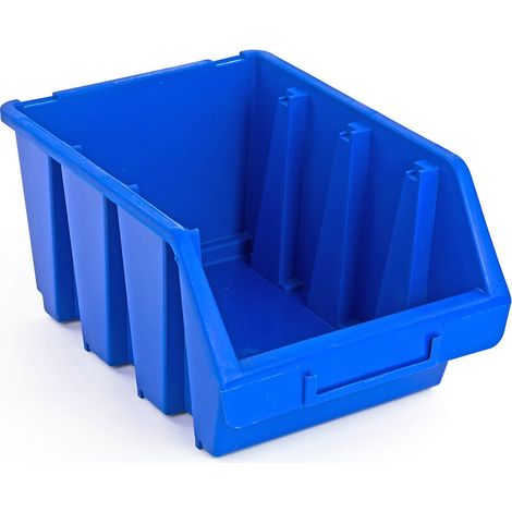 ADB Sichtlagerkasten Gr3 blau Stapelbox Sichtlagerboxen Lagerbox 240x170x126mm (1/3)