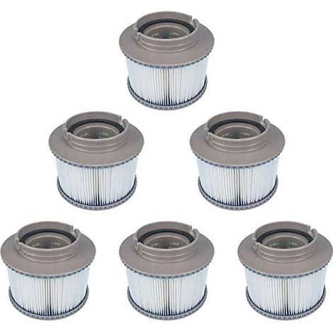 Lot de 6 Filtres de Rechange MSpa FD2089, Cartouche Filtrante Compatible pour Piscines et Spas, Accessoires Pratiques (1/5)