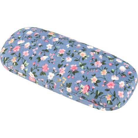 Étui rigide pour lunettes de soleil fleuries, pochette de protection pour enfants, boîte de rangement pour montures (1/5)