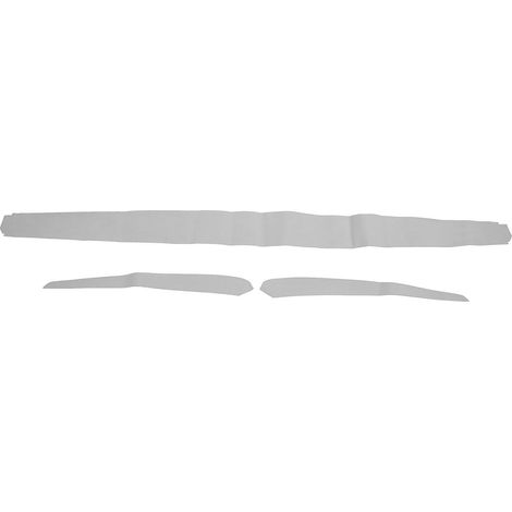 Moulure de panneau de porte intérieure, garniture de tableau de bord en suédine douce, remplacement pour Tesla Model 3 Y 2019 à 2023, gris (1/5)