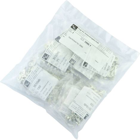 Vogt Verbindungstechnik 3990.1 Assortiment de cosses à oeillet 0.50 mm² 6 mm² argent 1000 pc(s) (1/2)