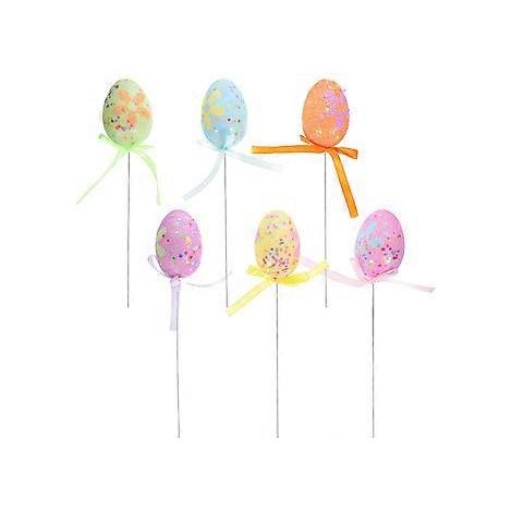 6 branches artificielles en forme d'œuf de Pâques pour vase (Image 3) (1/2)