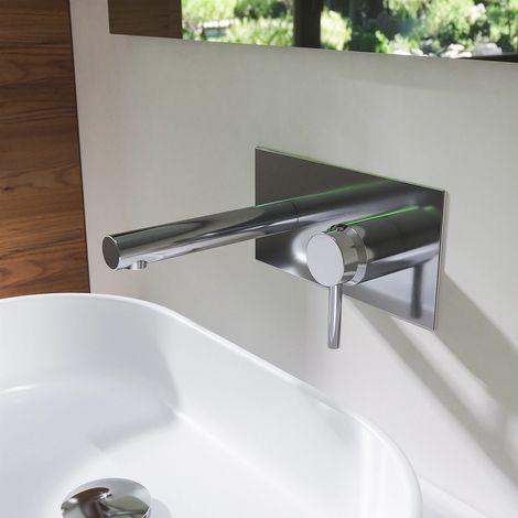 Miscelatore Lavabo ad Incasso senza Scarico in Ottone Cromato Mod. Katharine (1/4)