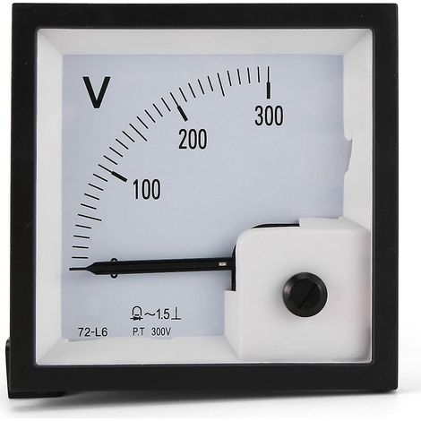 Voltmètre 72-L6 300 V à aiguille, voltmètre mécanique à aiguille, pièce détachée pour groupe électrogène (1/5)