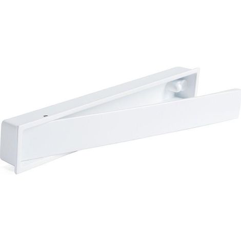 tirador de embutir clos. zamak. barra recta - viefe acabado blanco mate dist. agujero dist. 128mm. (1/6)