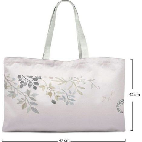 Sac shopping Bonamaison en coton 47 x 42 cm — tote bag porté épaule, 70 g, réutilisable (1/4)
