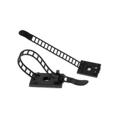 Abrazadera de cable inline cable tie clamp reutilizable adhesiva