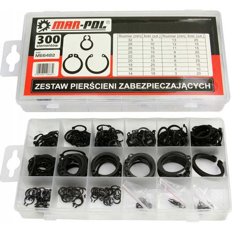 Juego de 300 anillos de retención M66482 (1/5)