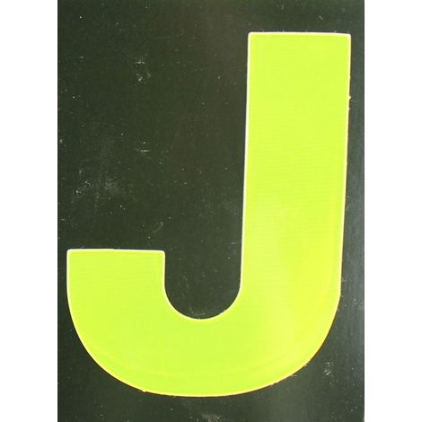 Conacord Reflektierender Klebebuchstabe J gelb J Klebebuchstaben & Zahlen (1/2)