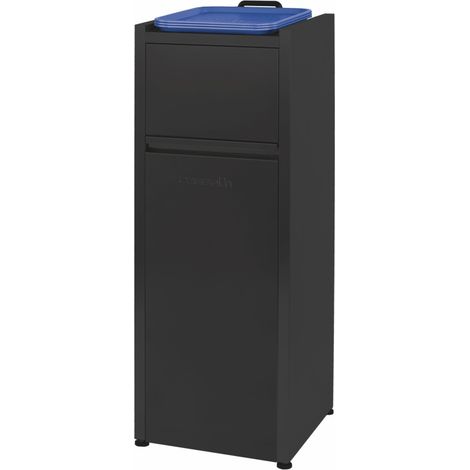 Poubelle snack noire - 110L - Casselin (1/2)