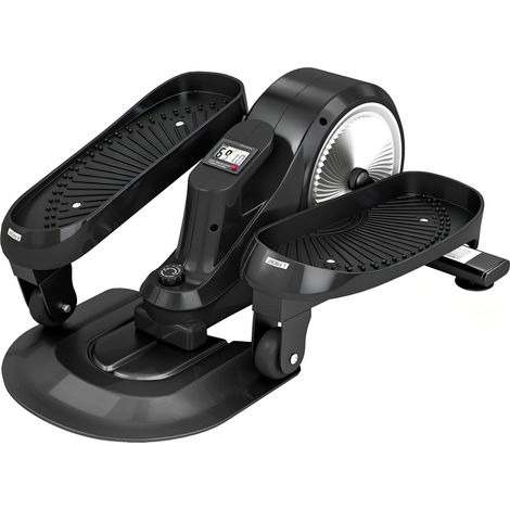 SPORTNOW Under Desk Elliptical Machine, Pedal Exerciser with LCD Monitor