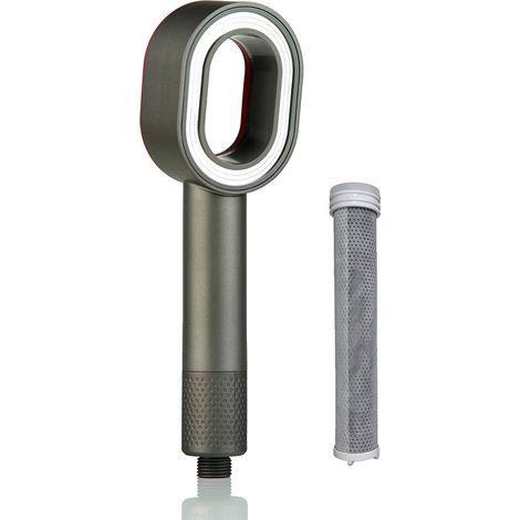 Duschkopf, Hochdruck, Kohlefaserfilter, Grau – 1 Stück Filter (1/2)