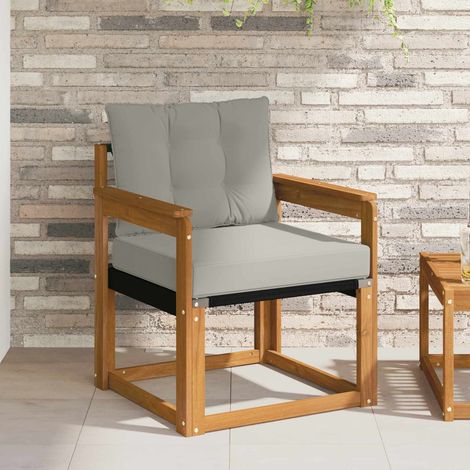 Outdoor-Sofa Massives Akazienholz und Textilene