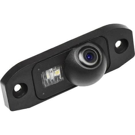 Caméra de recul pour voiture avec vision nocturne LED et affichage de la plaque d'immatriculation pour Volvo S80L/S40L/S80/S40/S60/V60/XC90/XC60/C70/S60L (2 x vis de fixation) (1/5)