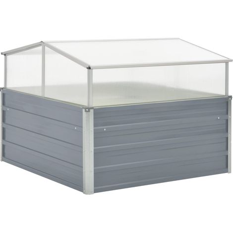 Serra 100 x 100 x 85 cm acciaio zincato grigio 020001736