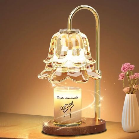 Un chauffe-bougie avec minuterie, variateur d'intensité et hauteur réglable  un cadeau d'anniversaire parfait. (1/5)