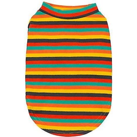 ALLIANDIS 1pc Vêtements pour chien à rayures pour chien chiot (1/3)