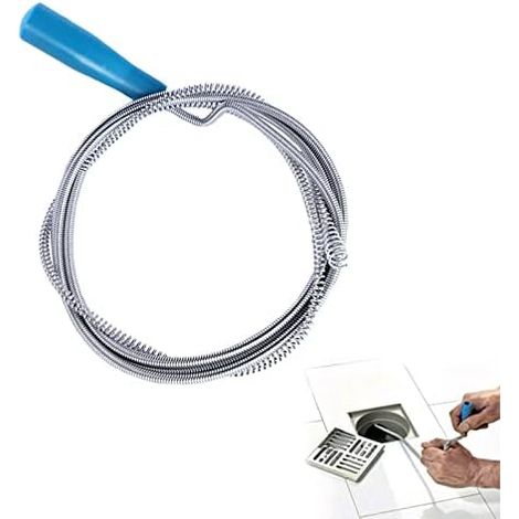 Vis de nettoyage de tuyau, vis de nge avec pointe percée pour nettoyer divers tuyaux de nge, 3M (1/4)