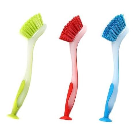 Brosse Vaisselle,Lot De 3 Brosses De Nettoyage,Dish Brush Long Manche,Brosse De Nettoyage De Cuisine,Nettoyeurs À Vaisselle Pratique (1/4)