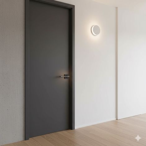 Elika II Innentürgriff Schwarz Roségold Loft Modern Metall