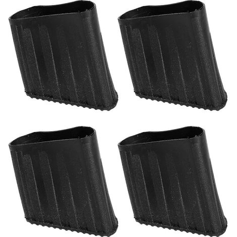 Lot de 4 patins antidérapants pour échelle domestique, protections pour pieds d'échelle, accessoires pour échelle-5.00X4.30X2.70CM-Black (1/3)