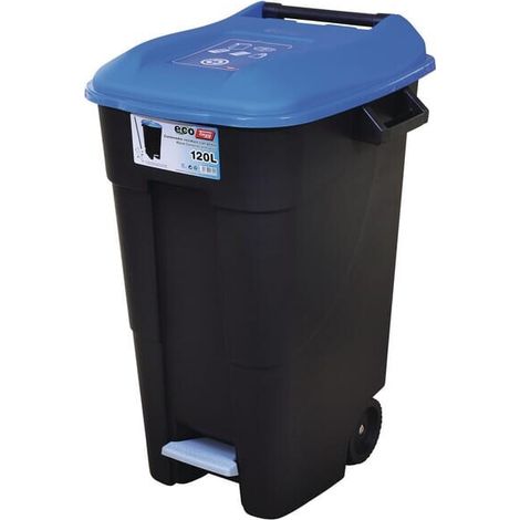 Contenitore polipropilene blu/nero 120L 600x568x886mm Tayg TAYG 423024TAY (1/3)