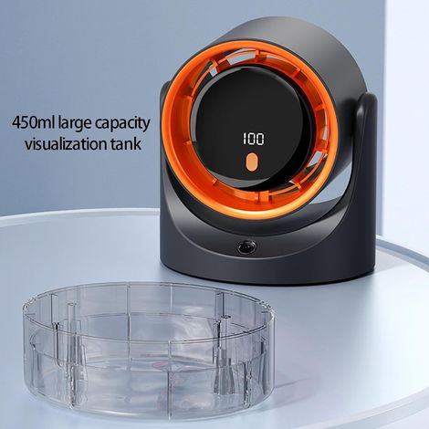 Mini-climatiseur portable,Ventilateur d'air compact alimenté par USB avec batterie 1800 mAh ,Maison et bureau,(gris) (1/3)