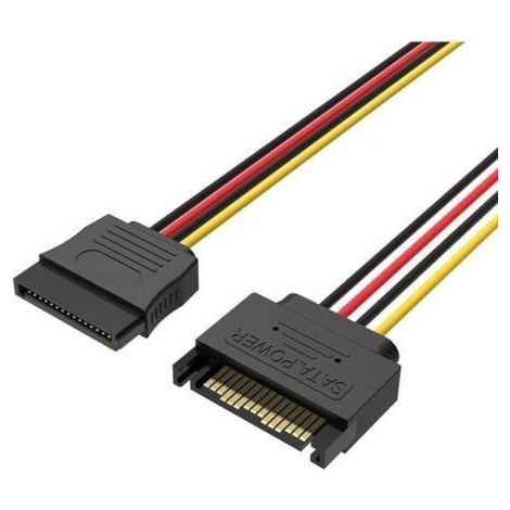Cable Alimentación 15Pin Vention KDABY/ SATA Macho - SATA Hembra/ 30cm
