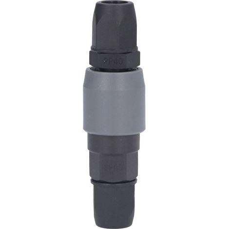 10 pièces raccords pneumatiques de type C en plastique et acier autobloquants Tube PU connecteur rapide accessoires de compresseurs (SP40 + PP40 12x8mm filetage 1/2in) (1/5)