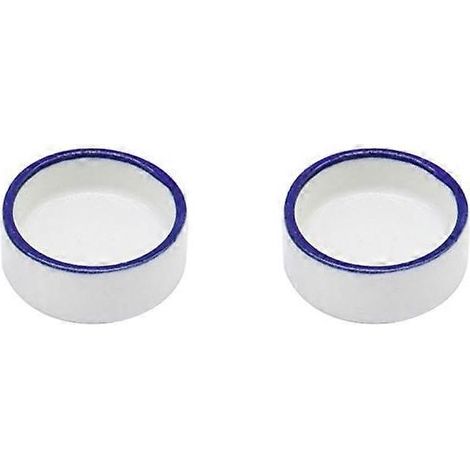 Assiette à vers pour reptiles, gamelle ronde pour nourriture de vers de farine, abreuvoir pour araignées, petit bol en céramique. (1/4)
