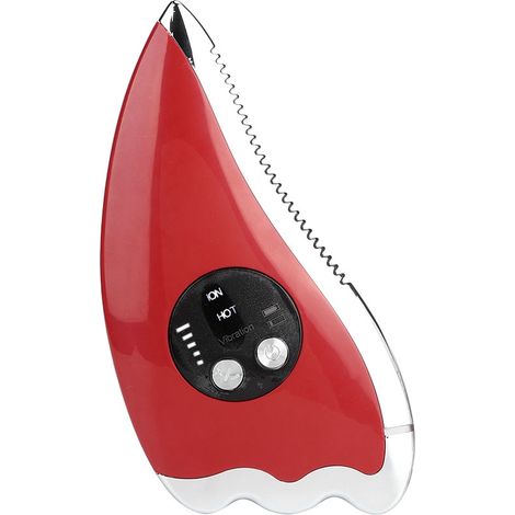 Râteau microcourant pour visage, appareil de massage électrique liftant, rajeunissement cutané, soin beauté anti-rides, tonifiant peau, outil de rajeunissement facial (1/5)