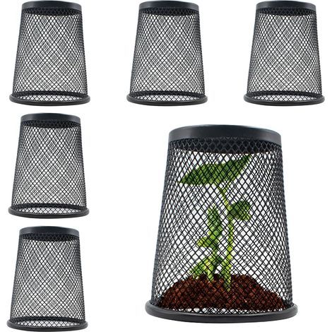 6-piece Protective Bell, Black Metal, Dimensions 10.5cm, For Garden, Against Animals (1/5)
