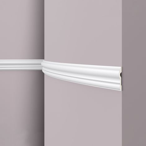 Cornice Parete NMC Z13 Flex ARSTYL Noel Marquet modanatura tipo stucco cornice flessibile design moderno bianco 2 m
