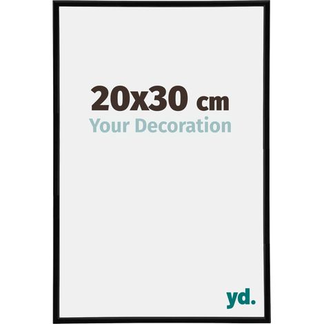 yd. - Cadre photo 20x30 - Noir Brillant - Plastique - Annecy (1/5)