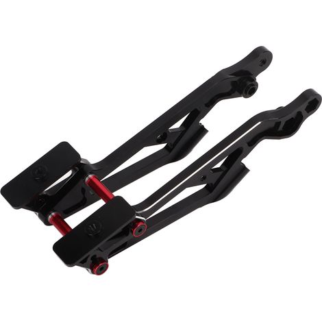 Kit d'aileron arrière RC - Accessoires de mise à niveau pour voiture télécommandée Arrma Kraton 1/8 (Noir et Rouge) (1/5)
