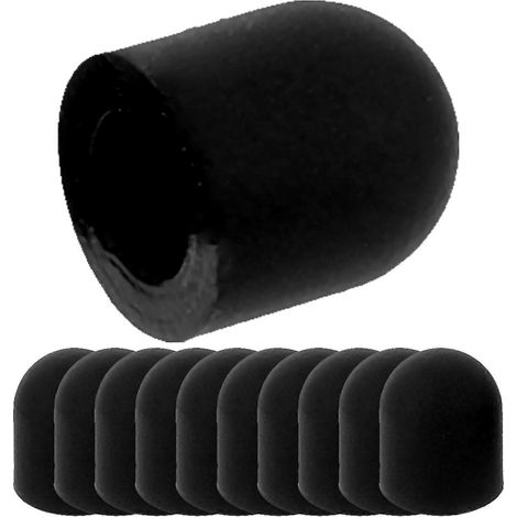 15 embouts de rechange en silicone pour stylet tactile (stylet non inclus)-0.80X0.60X0.60CM-Black