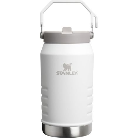 Stanley Iceflow Flip Straw 2.0 Jug 1.90L - 20 Ore Di Freddo - 4 Giorni Di Freddo - A Prova Di Perdite - Borraccia Acciaio - Senza BPA - Lavabile In Lavastoviglie - Bottiglia Termica Palestra - Frost
