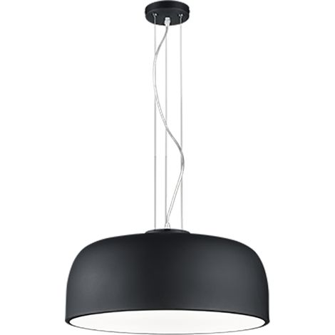 Plafonnier suspendu rétro noir éclairage de salon suspension vintage trio blanc 309800432 (1/4)
