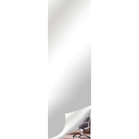 Tigrezy – Rouleau miroir flexible autocollant 50cm x 200cm – Décoration murale argent – Application facile sur surfaces lisses (1/3)