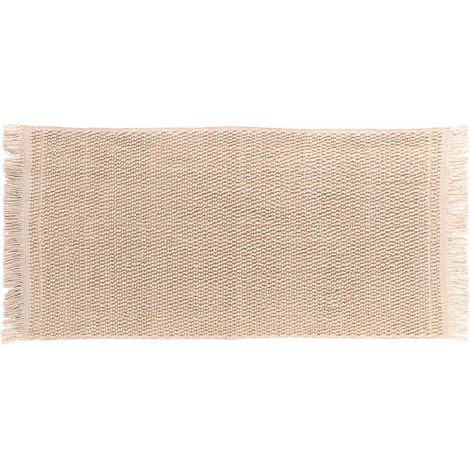 Tappeto lina cotone altre fibre 45x90 cm - naturale - Tendance
