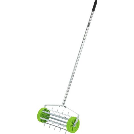Draper 450mm Wheeled Rolling Lawn Aerator with Spiked Drum (Model 83983)