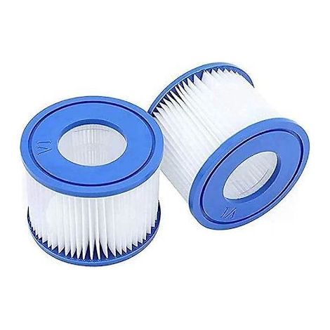 Lot de 2 cartouches filtrantes Bestway Flowclear pour spas Lay-Z-Spa de taille VI-AquaForge (1/4)
