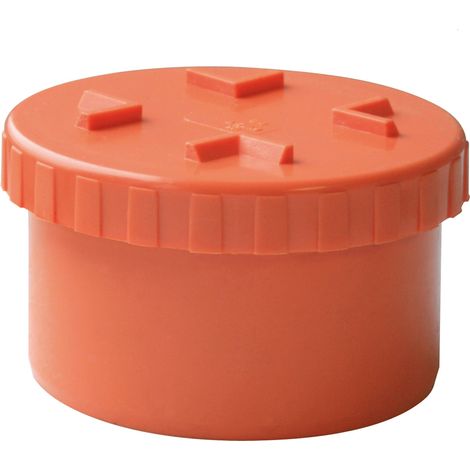 TAPPO A VITE PVC DM 125 ARANCIO