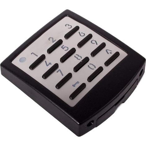 Digital Code Lock 433 MHz Radio Operation Metal Digicode Control Black (1/3)