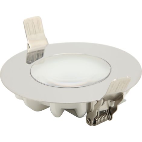 Plafonnier LED basse tension 12-24 V pour habitacle de camping-car, caravane, yacht et bateau. Extracteur d'air, ventilateur, éclairage blanc et bleu, 6 W. (1/5)