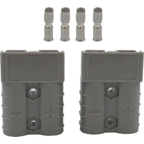 Connecteur Anderson pour Charger et alimenter Paire Mâle et Femelle AMH 50A 600V (1/5)