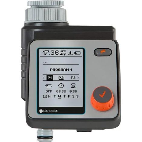 GARDENA MASTER EAU MINUTERIE, NOIR, GRIS, ORANGE 01892-28 (1/2)
