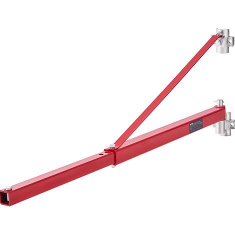 Levage stable bras de support pour palan électrique, acier au carbone, pivot 180°, charge jusqu'à 600 kg (1/5)
