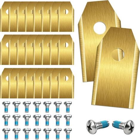 36 Ersatzmesser Edelstahlmesser passend für Segway Navimow Mähroboter wie i105E, i108E, H1500E VF, H3000E VF, X315E, X330E und Gardena Sileno Min (1/5)
