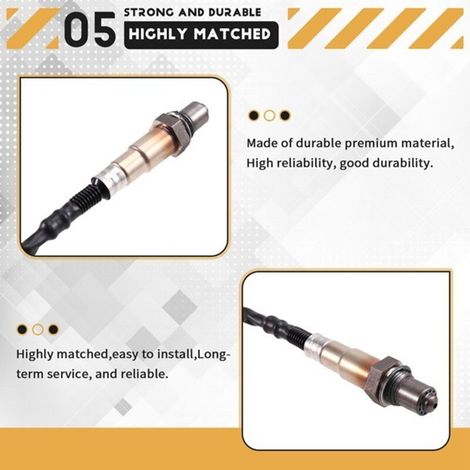 1 couleur : voir photo. Matériaux : métal et ABS. Sonde lambda automobile 234-4105 compatible avec… (1/5)